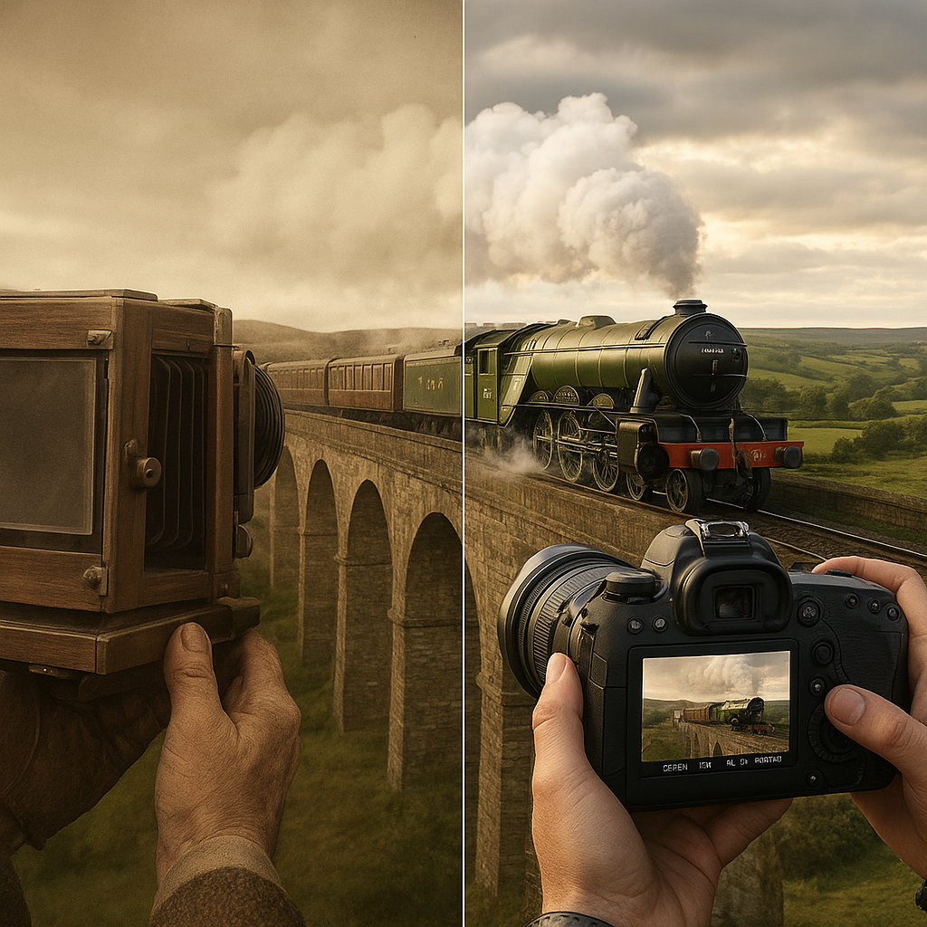 The Evolution of British Railway Photography Over Time: From Steam to Digital